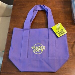 Trader Joe’s Halloween Purple Canvas Tote Bag